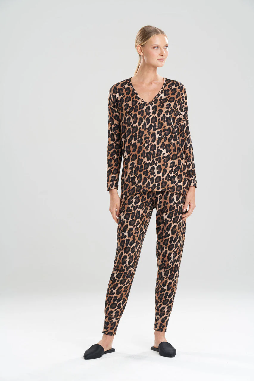 Ombre Leopard Printed Mirage Lounge Top