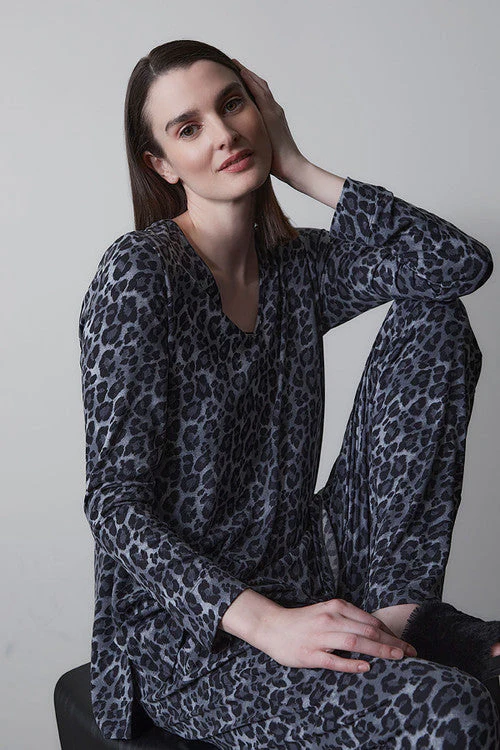 Ombre Leopard Top