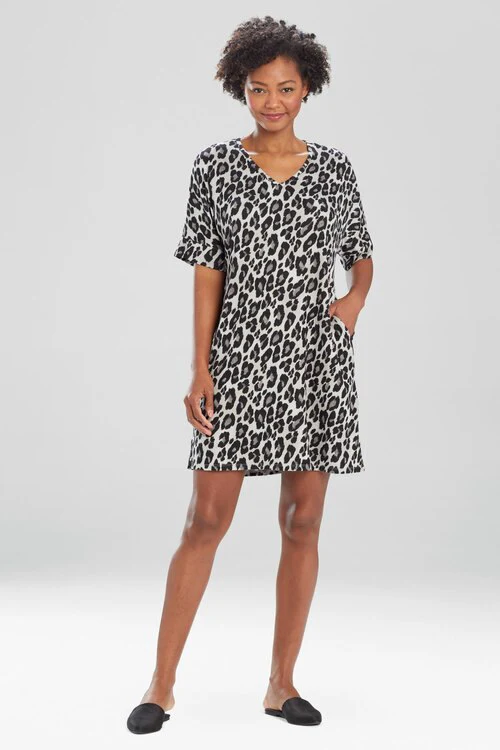 Ombre Leopard Tunic Caftan