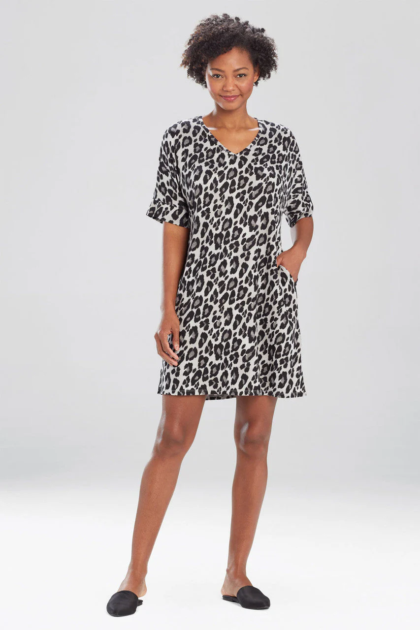 Ombre Leopard Tunic Caftan - Image 2
