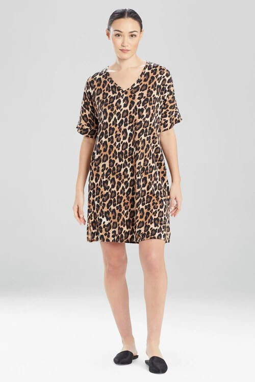 Ombre Leopard Tunic Caftan