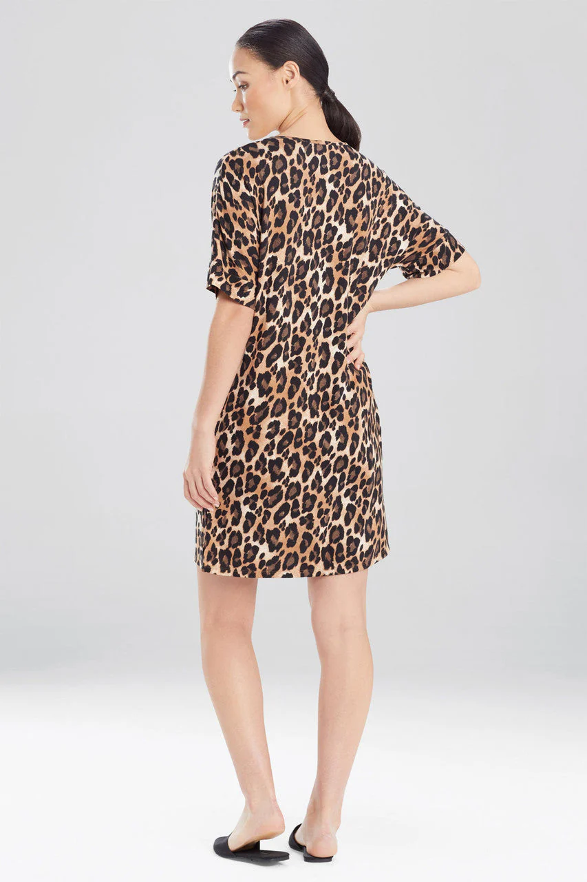 Ombre Leopard Tunic Caftan - Image 2