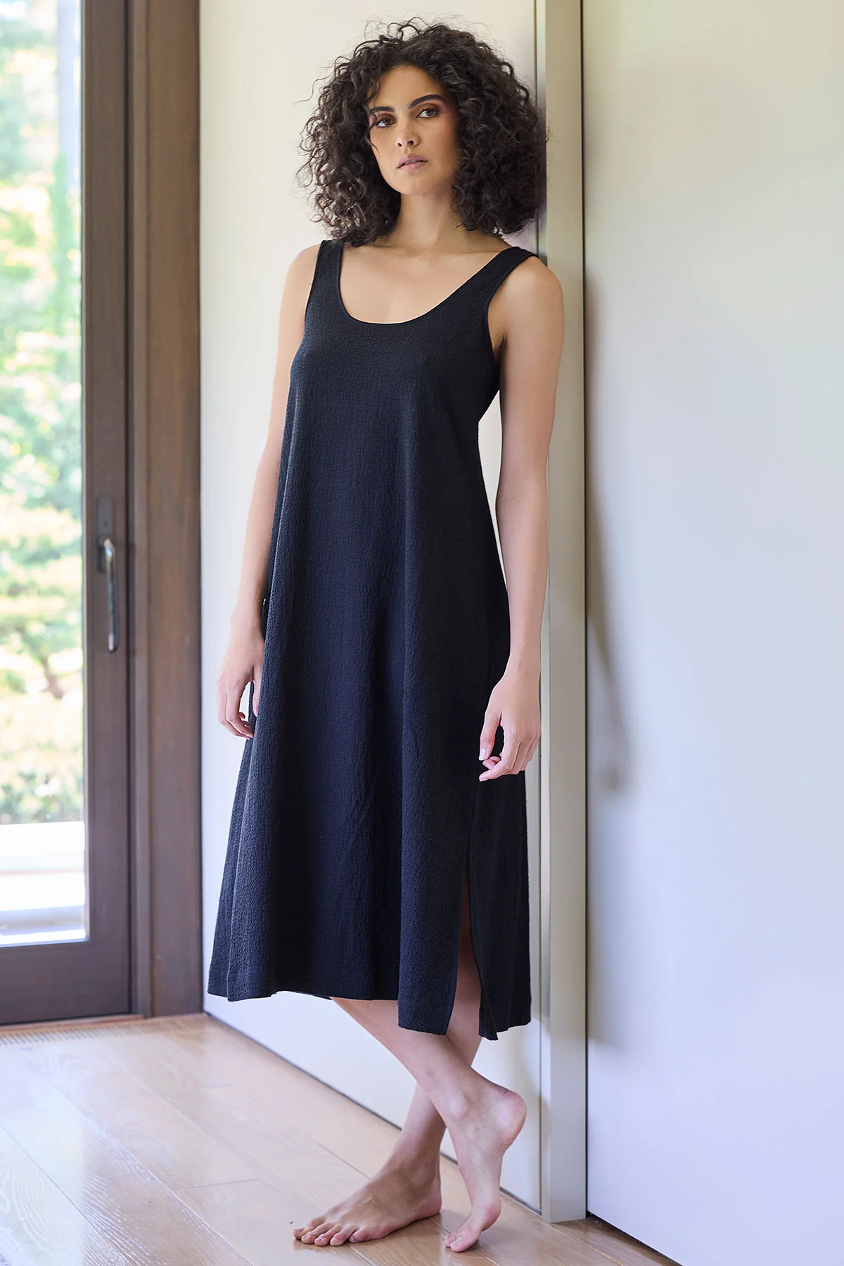 Onsen Cotton Tank Slip Dress
