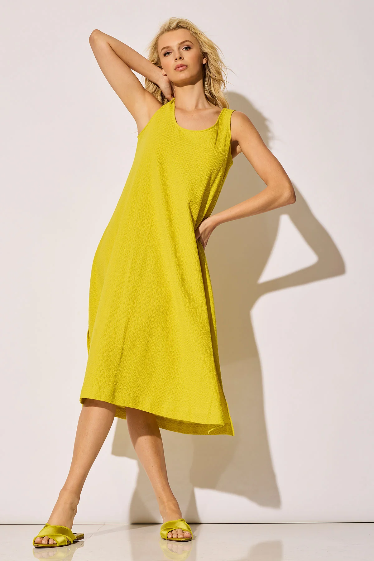 Onsen Cotton Tank Slip Dress