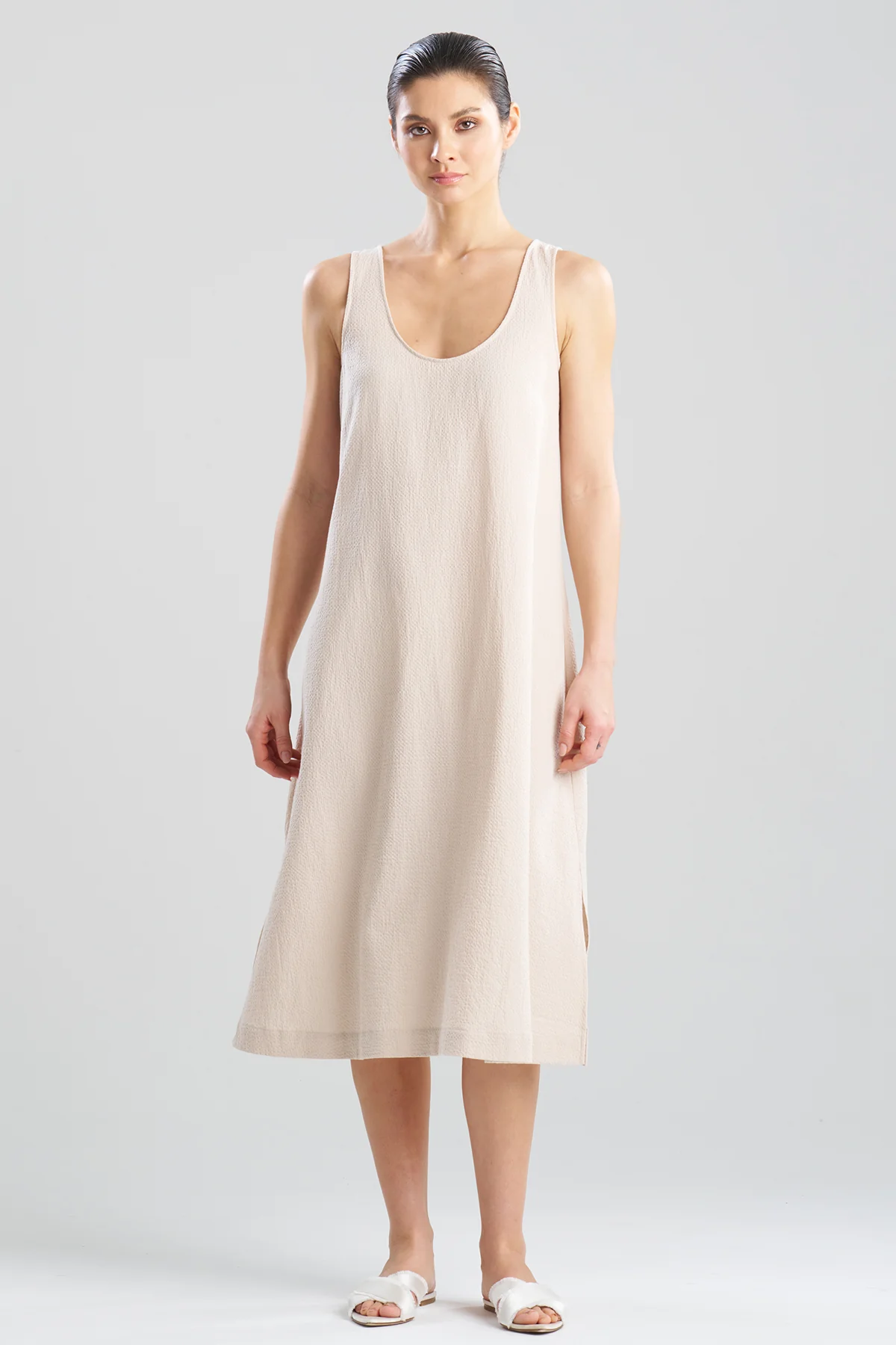 Onsen Cotton Tank Slip Dress - Image 2