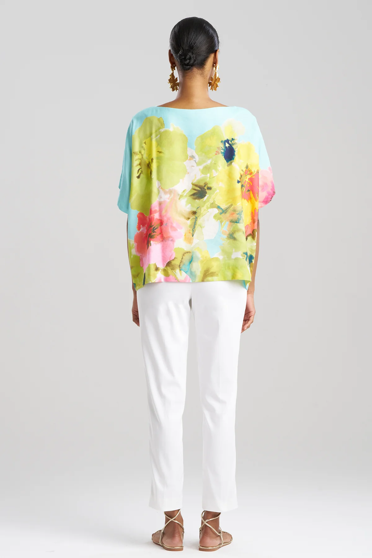 Ophelia Linen Caftan Top - Image 3