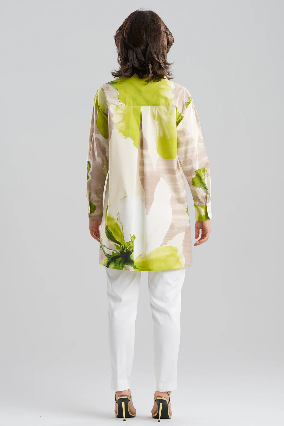 Orchid Cotton Poplin Oversized Button Down Shirt - Image 3