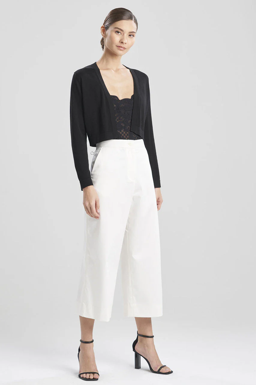 Ori-Beijing Texture Knit Crop Bolero Cardigan - Image 2