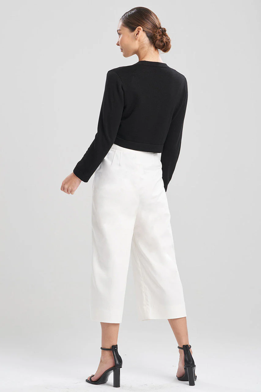 Ori-Beijing Texture Knit Crop Bolero Cardigan - Image 3