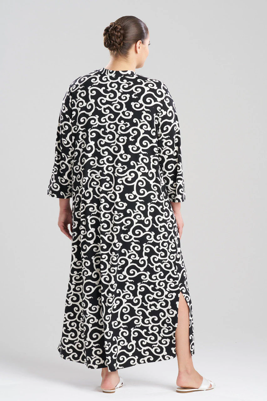 Ottoman Scroll Mandarin Caftan - Image 2