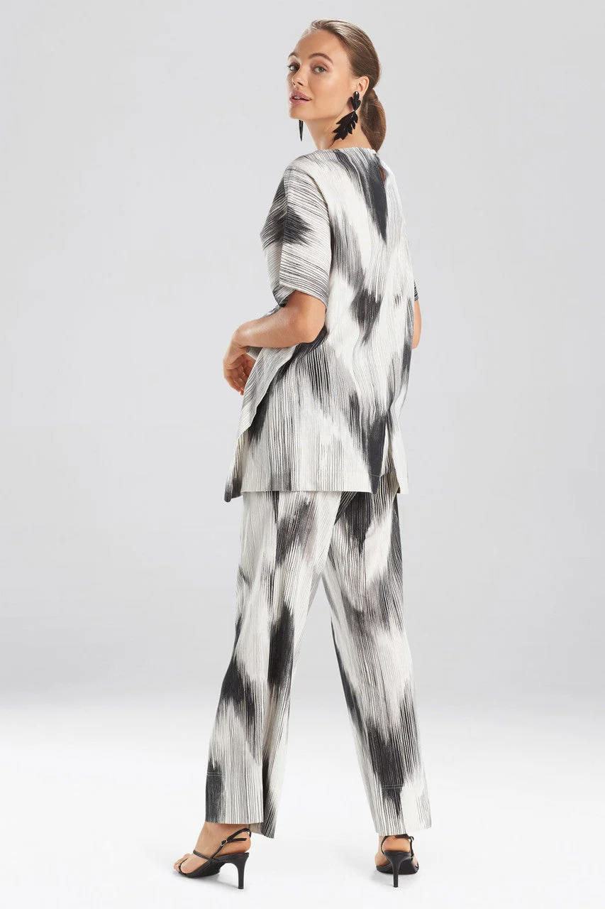 Painted Ikat Caftan Top - Image 3