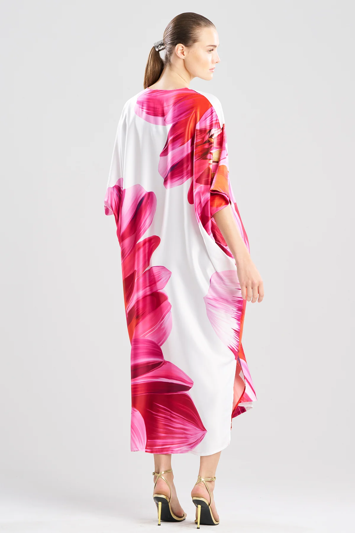 Palau Printed Charmeuse Caftan - Image 2