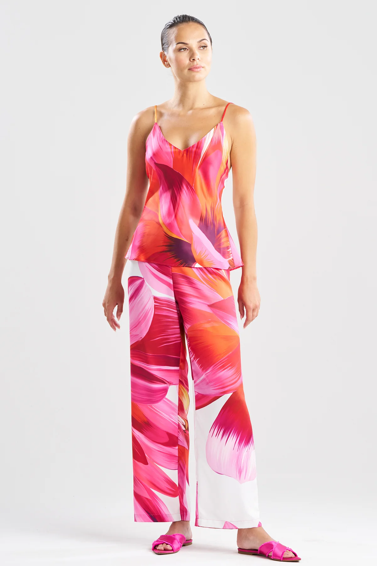 Palau Printed Charmeuse Cami PJ - Image 2