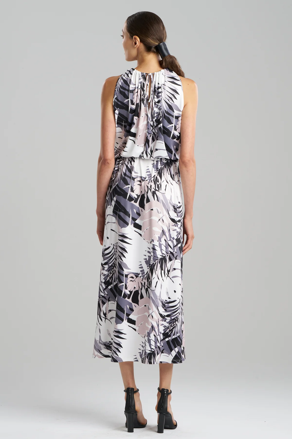 Palms Slinky Knit Halter Maxi Dress - Image 2