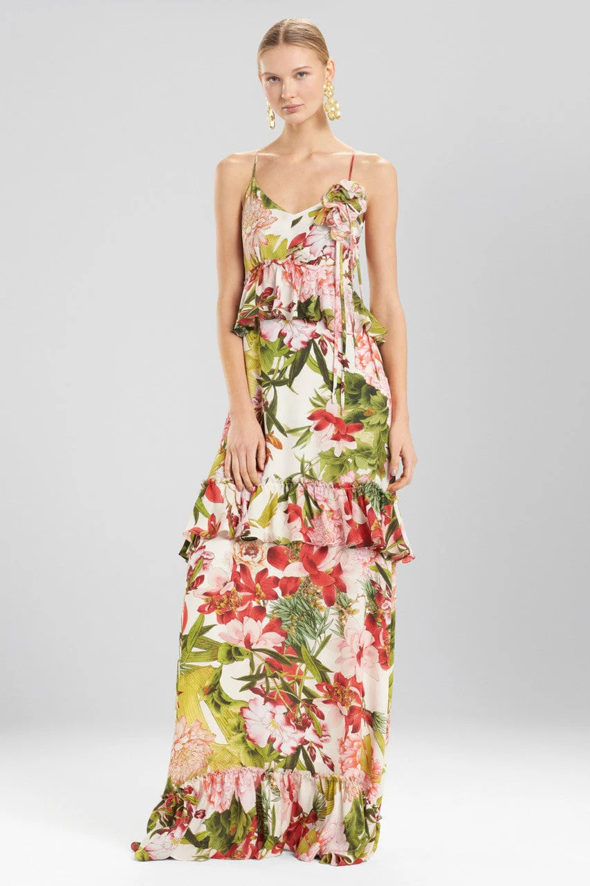 Paradise Floral Tiered Maxi Dress - Image 2