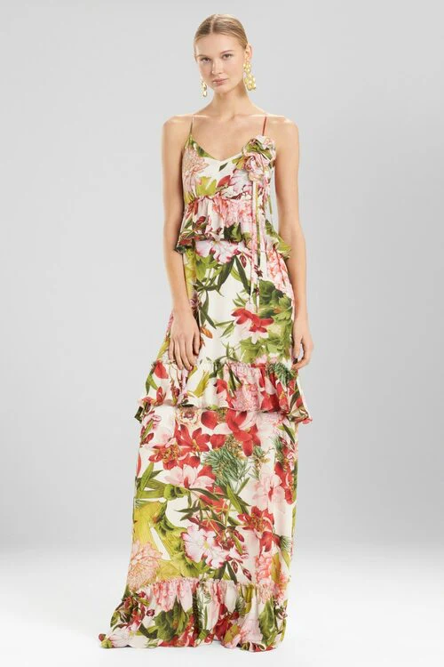 Paradise Floral Tiered Maxi Dress - Image 8