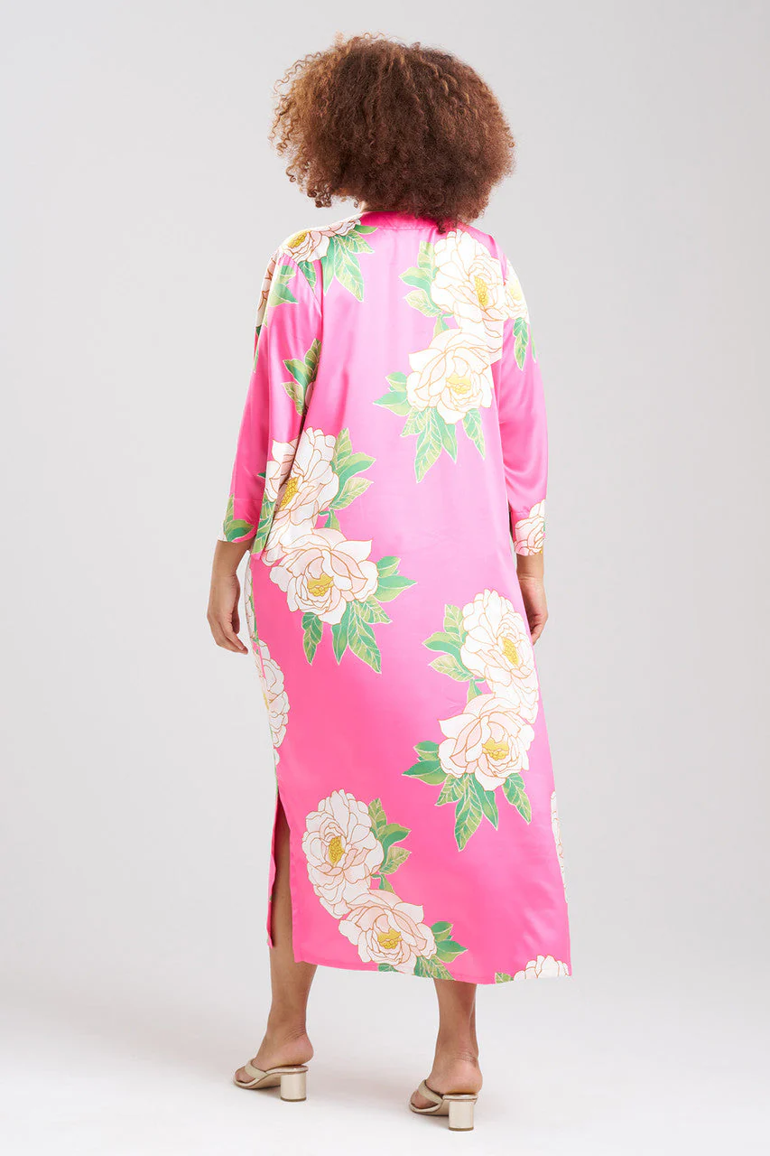 Paradise Peony Zip Caftan - Image 4