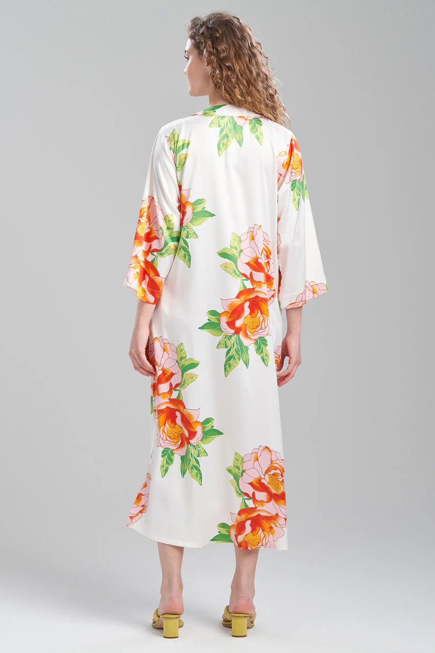 Paradise Peony Zip Caftan - Image 2