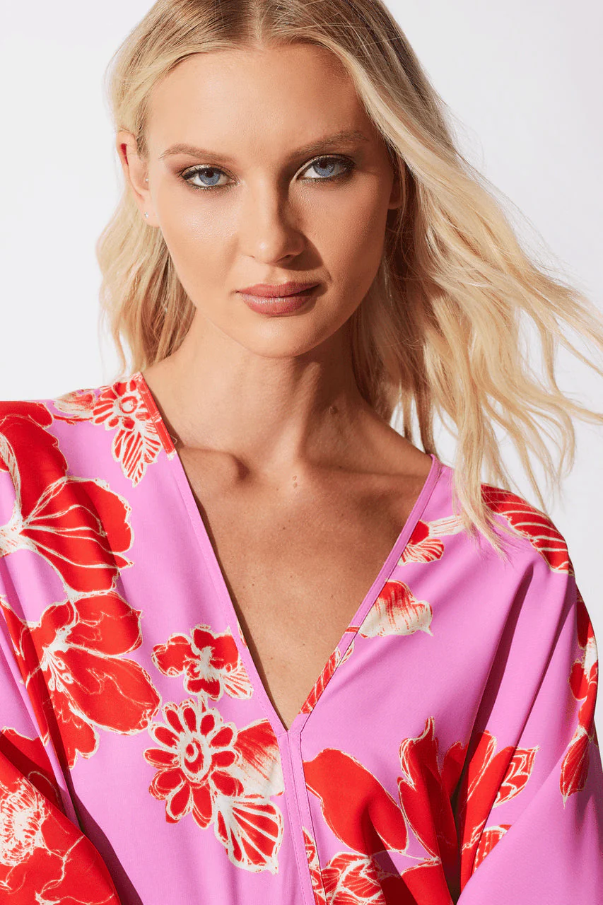 Passion Flower Short Caftan - Image 4