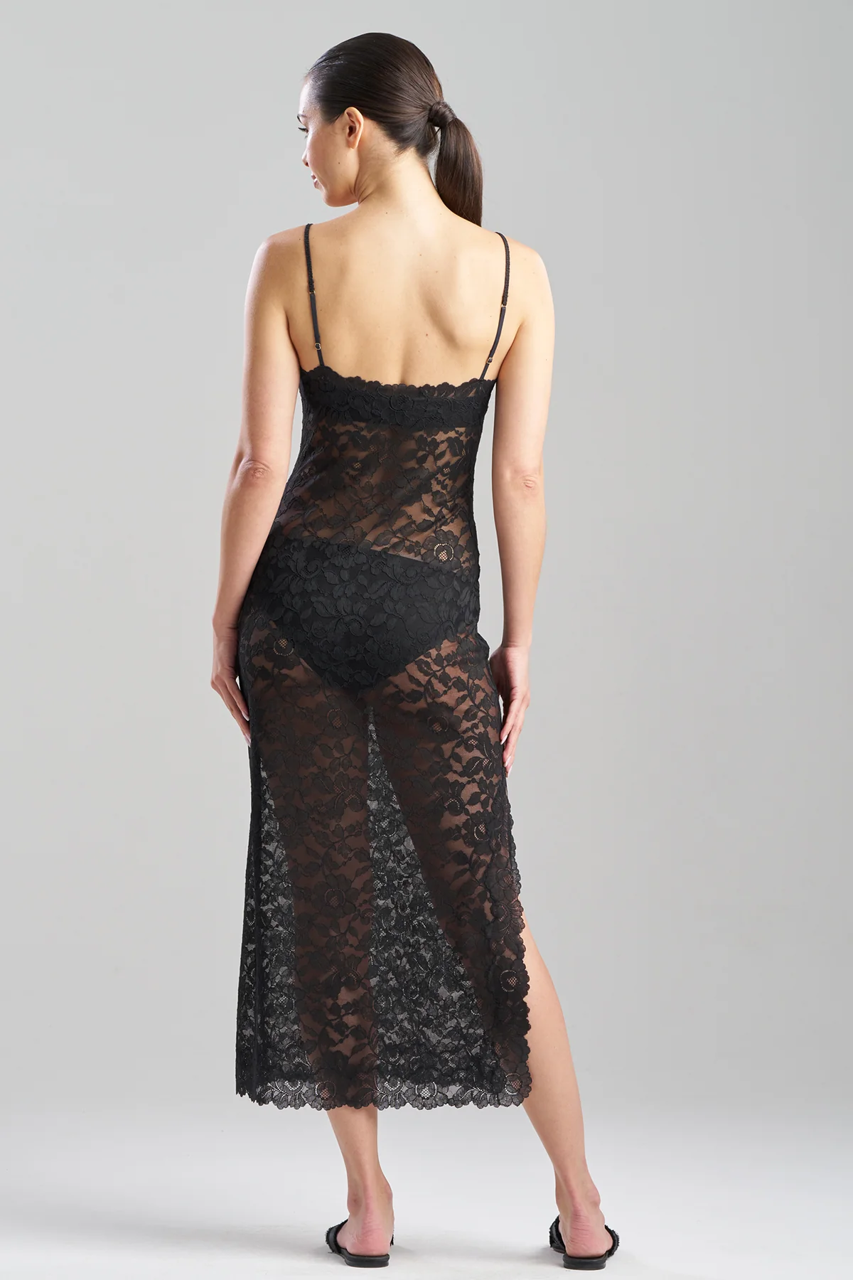 Peony Allover Lace Slip Dress - Image 3