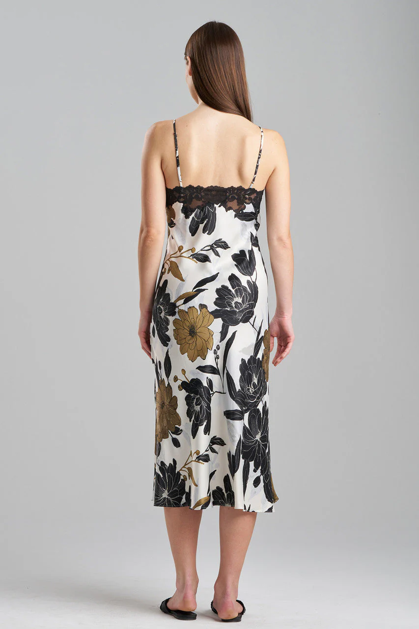 Peony Blossom Lace Applique Slip Dress - Image 5