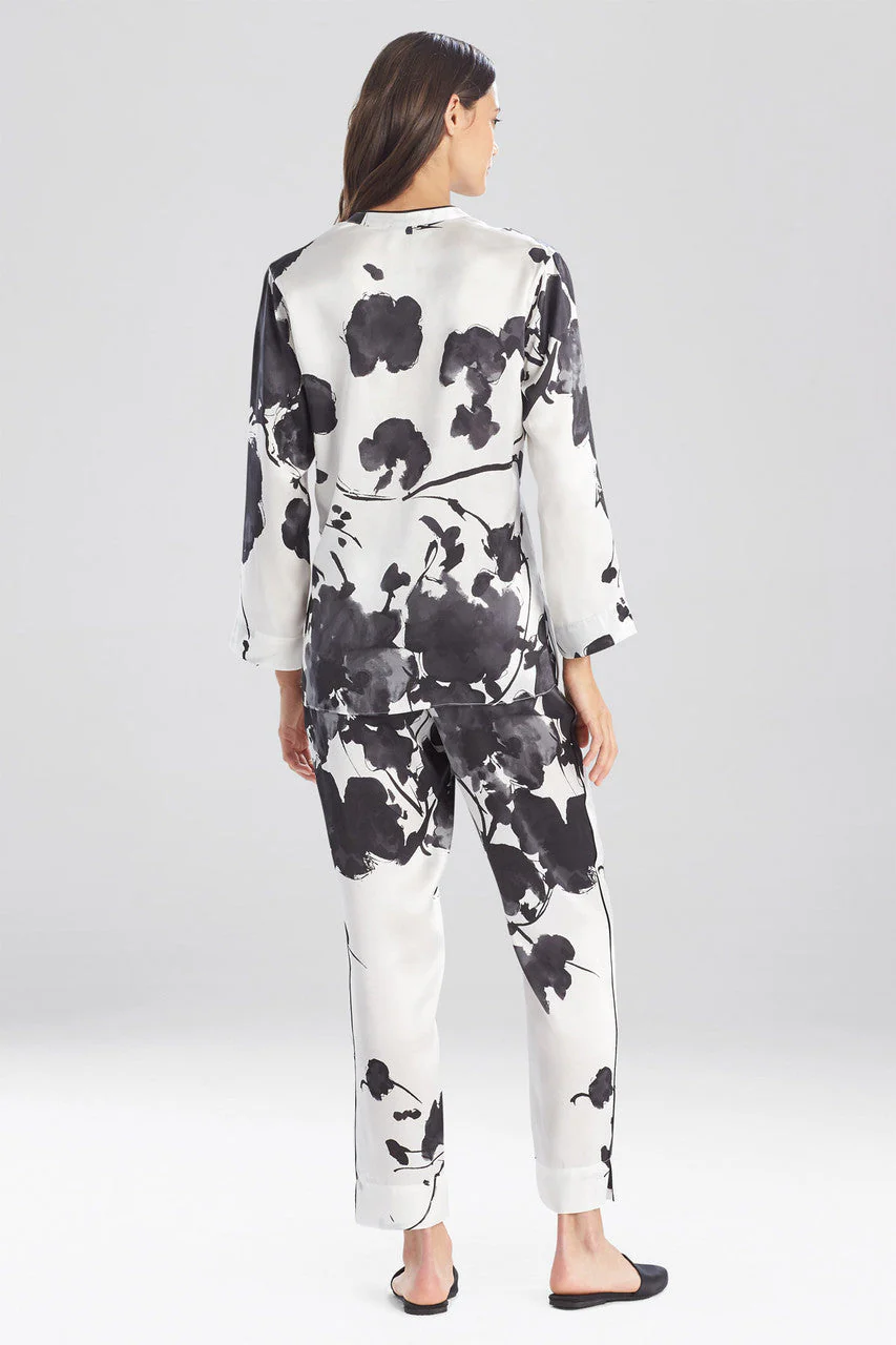 Peony Blossoms Silk PJ - Image 3