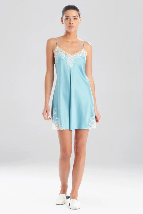 Plume Lace Trim Chemise