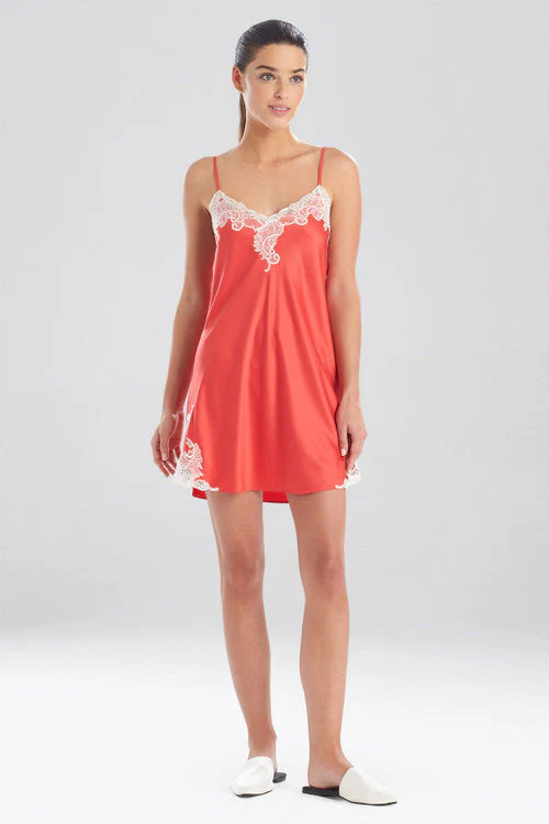 Plume Lace Trim Chemise