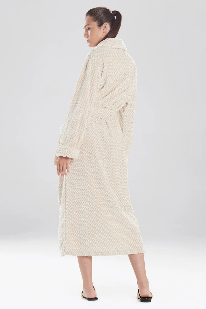 Plush Jacquard Geo Robe - Image 2