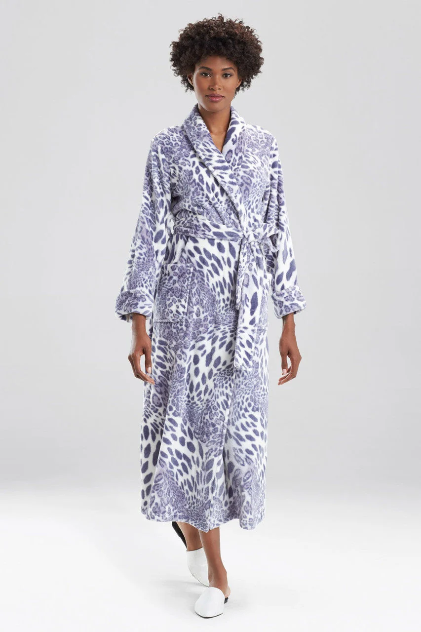 Plush Leopard Robe - Image 2