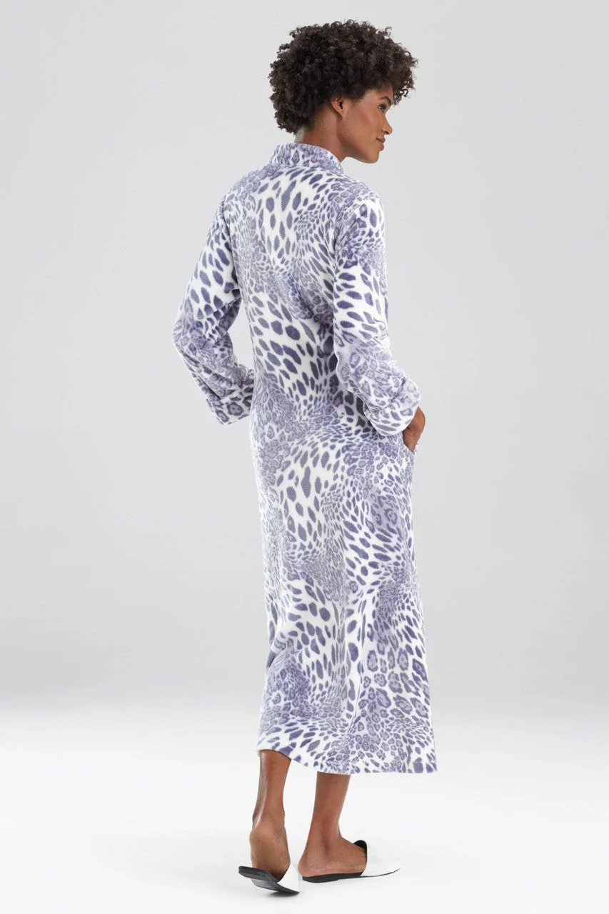 Plush Leopard Zip Caftan - Image 2