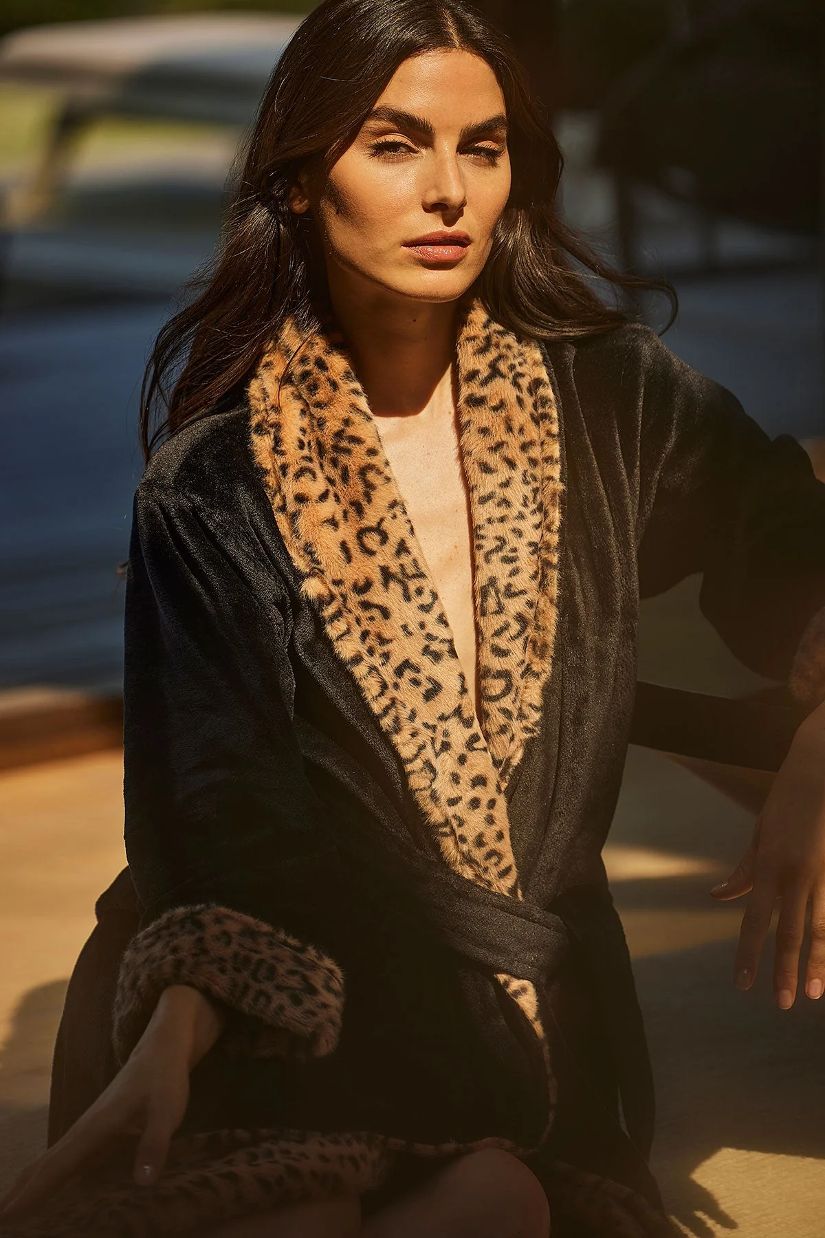 Plush Lynx Robe