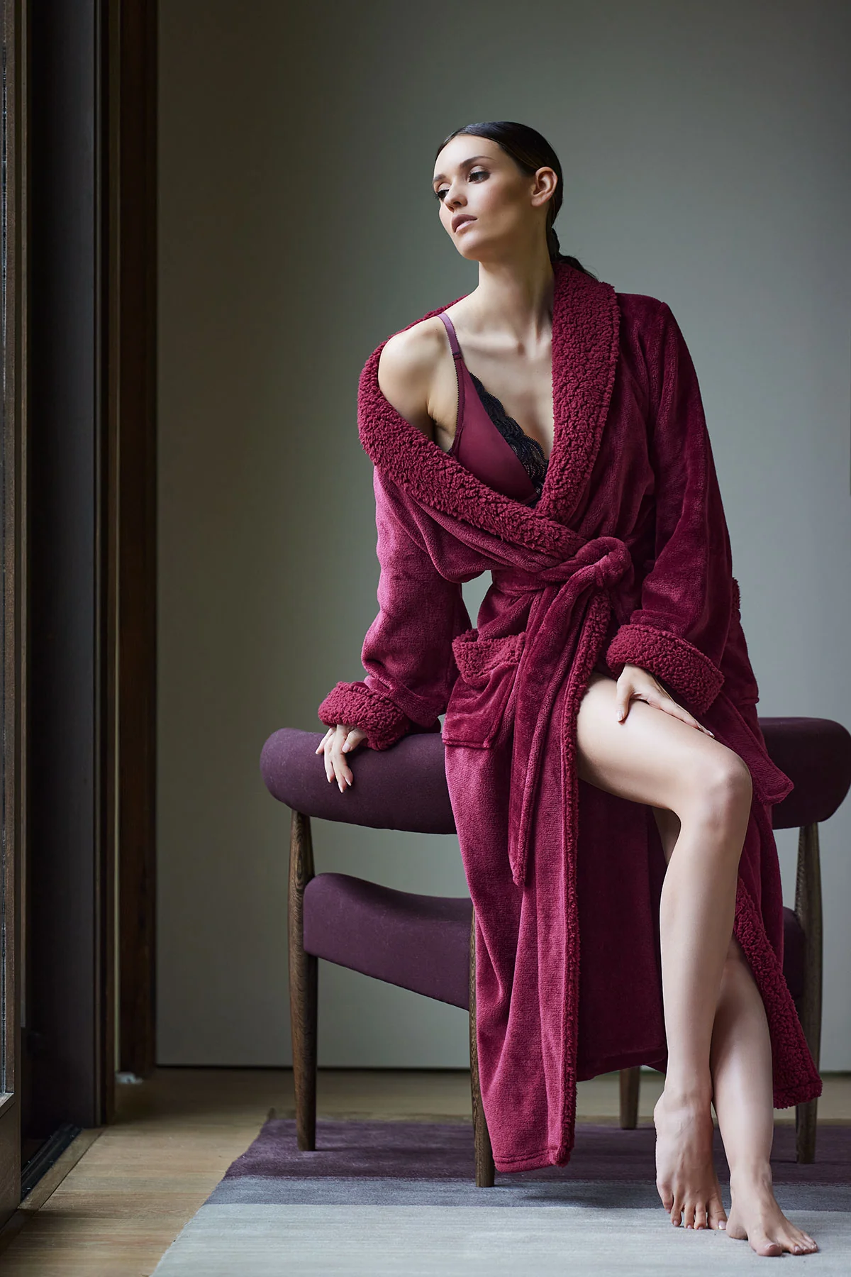 Plush Sherpa Robe - Image 4