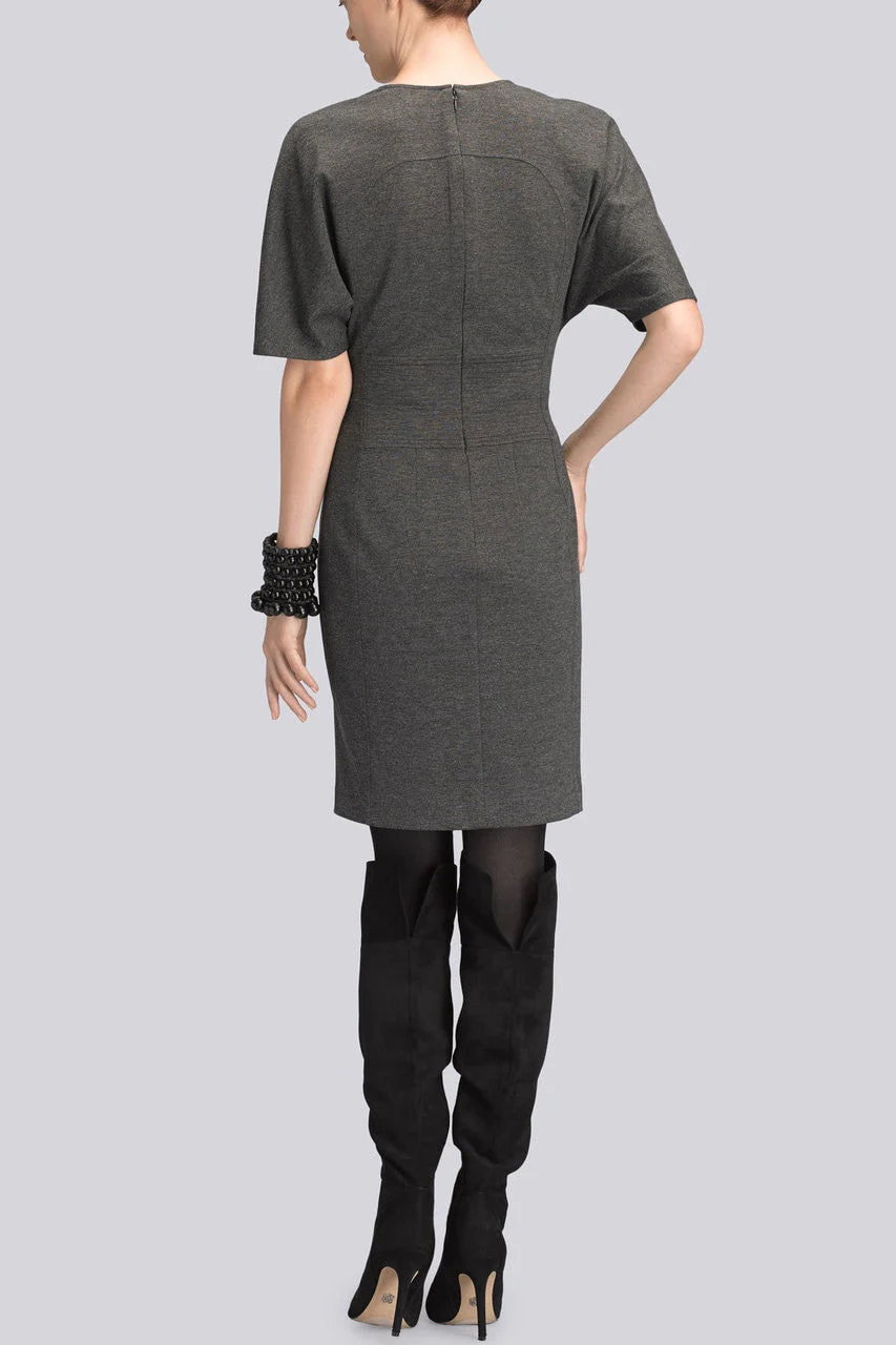 Ponte Trapunto Dress - Image 2