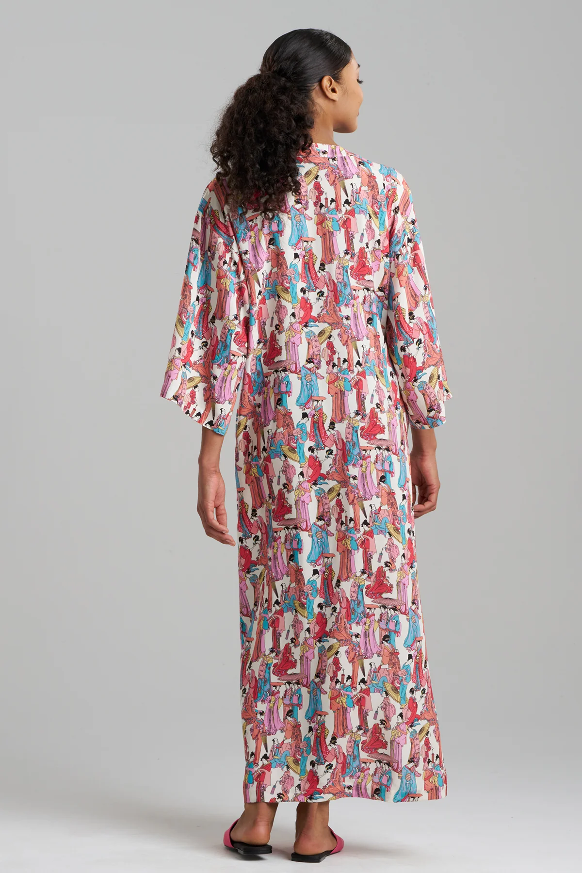 Promenade Challis Caftan - Image 2