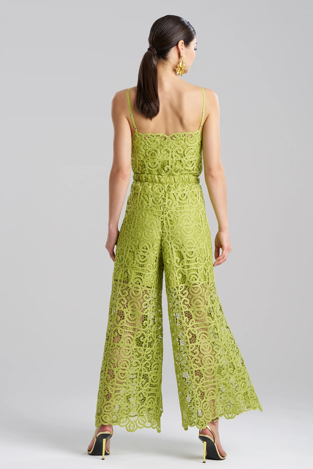 Raffia Lace Palazzo Pants - Image 3