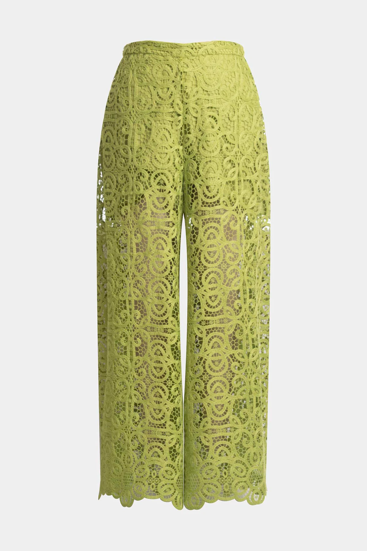 Raffia Lace Palazzo Pants - Image 5
