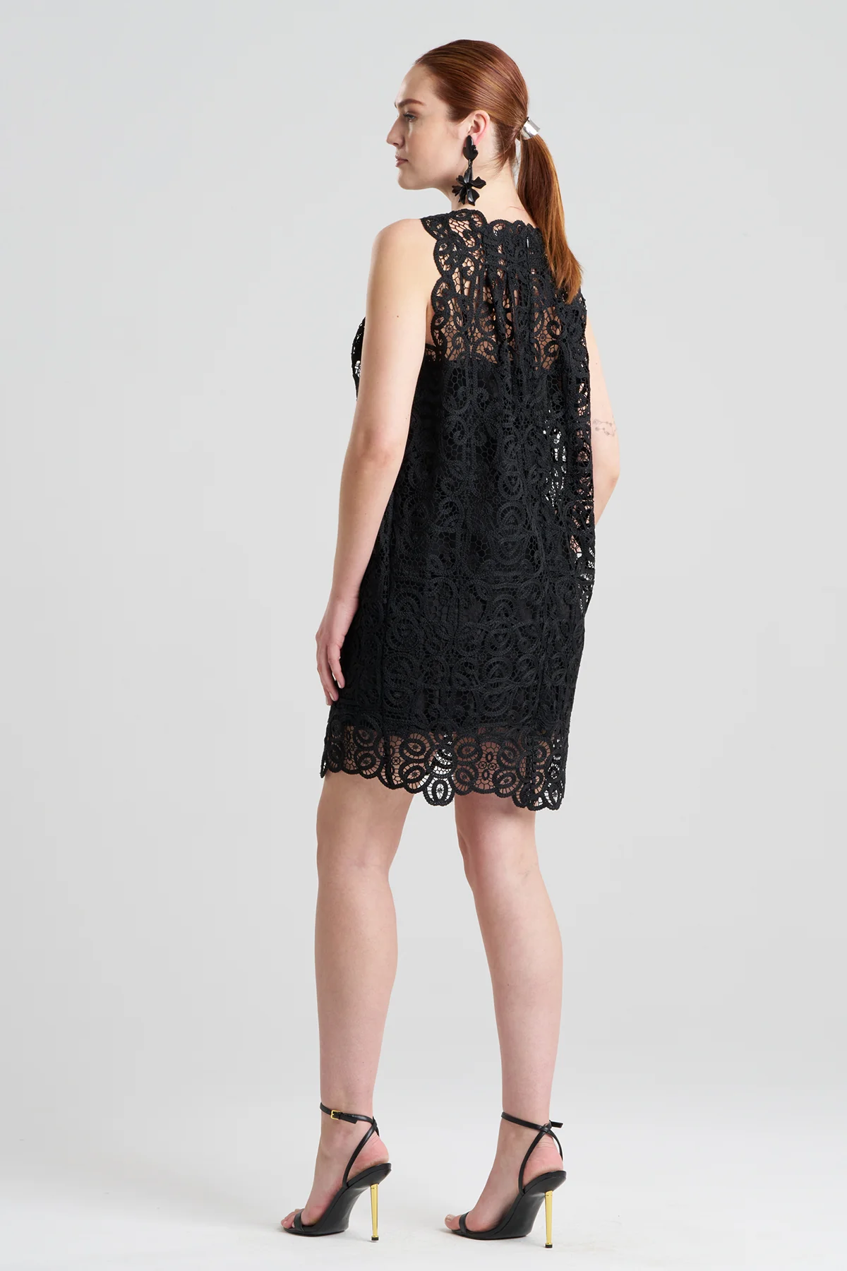 Raffia Lace Shift Dress - Image 2