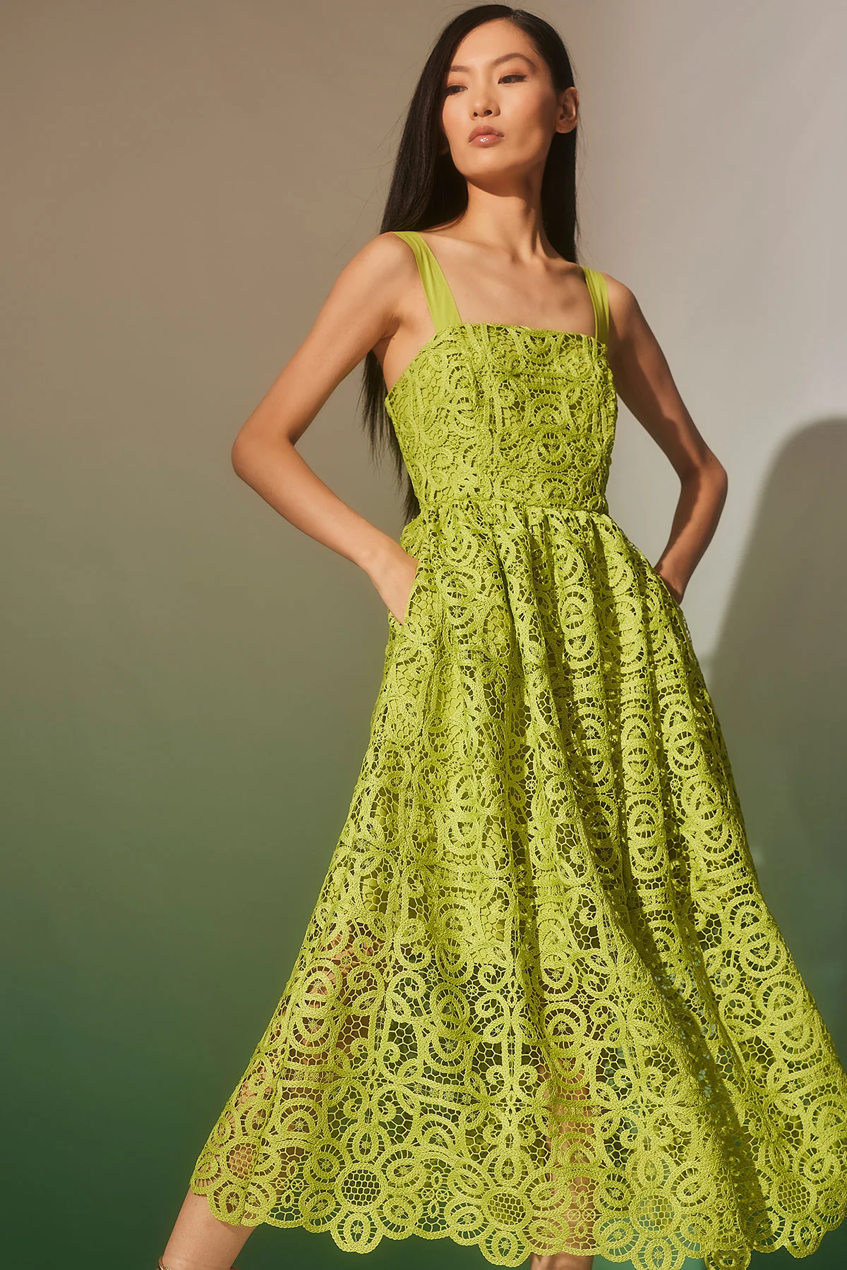 Raffia Lace Sundress
