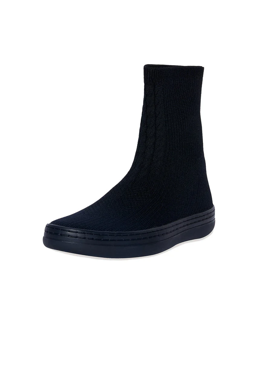 Rave Stretch Knit Hi Top Sneaker Bootie - Image 3