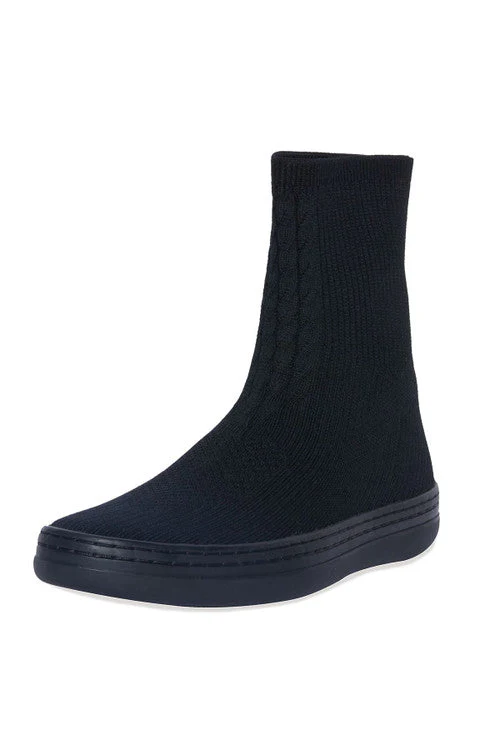 Rave Stretch Knit Hi Top Sneaker Bootie - Image 6