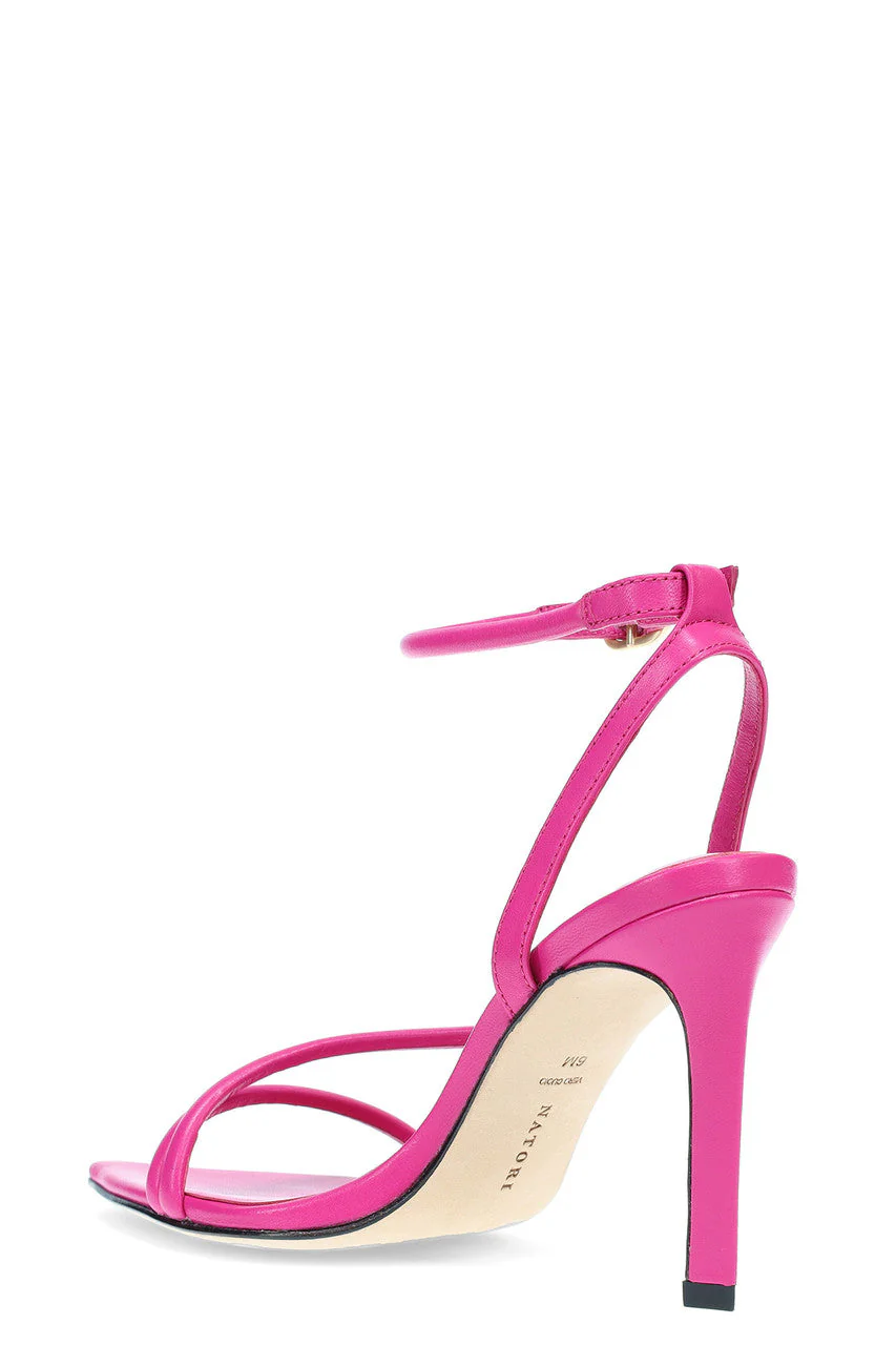 Reiki Nappa Leather Ankle Strap Heel - Image 2