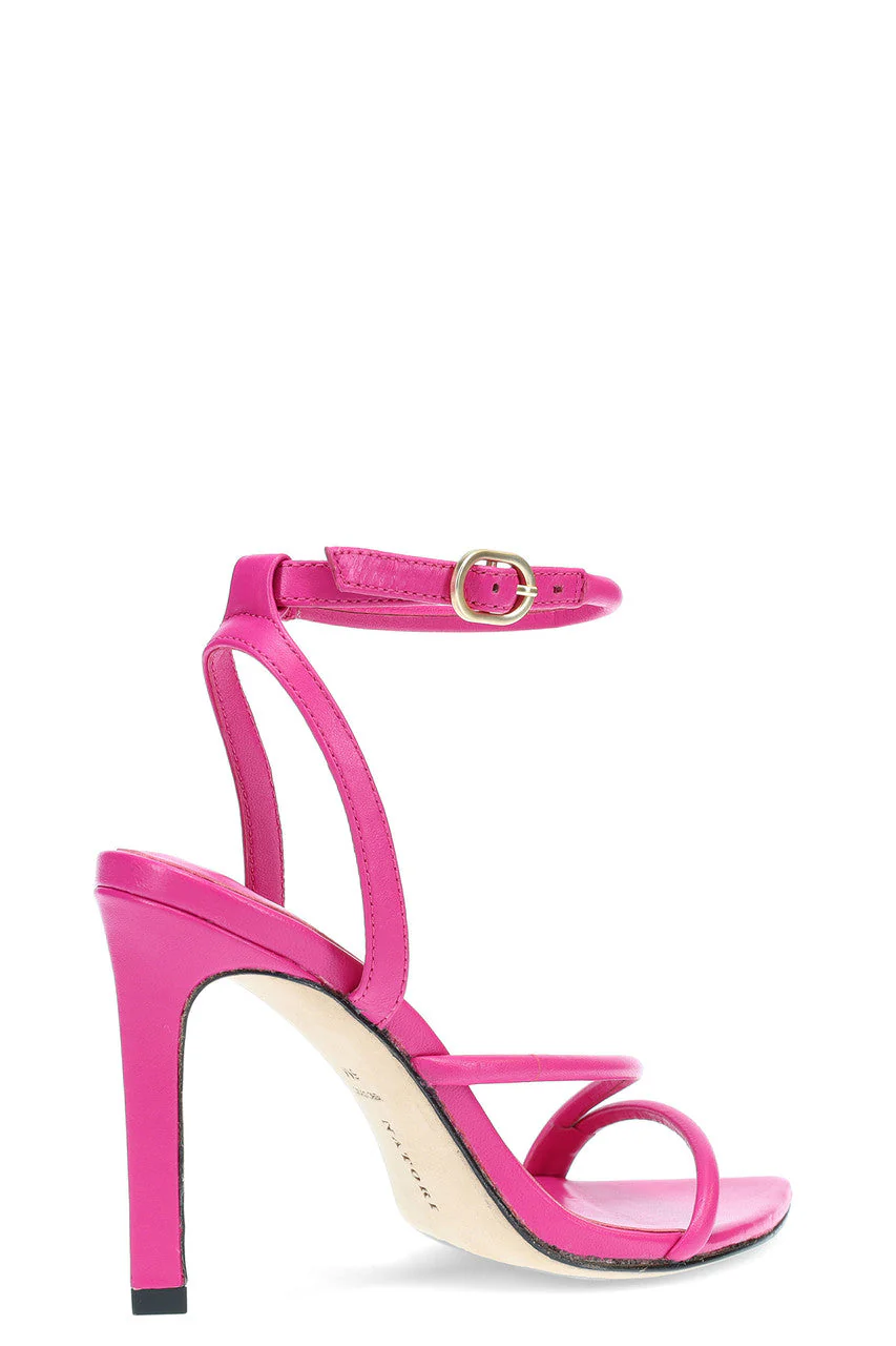 Reiki Nappa Leather Ankle Strap Heel - Image 3