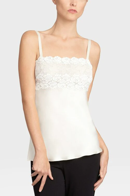 Rose Parfait Camisole with Lace
