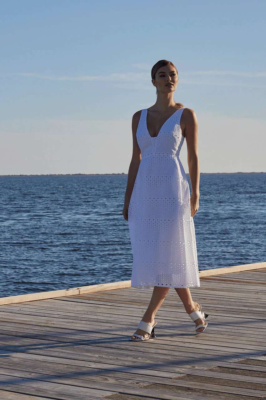 Round Eyelet Dress - Image 5