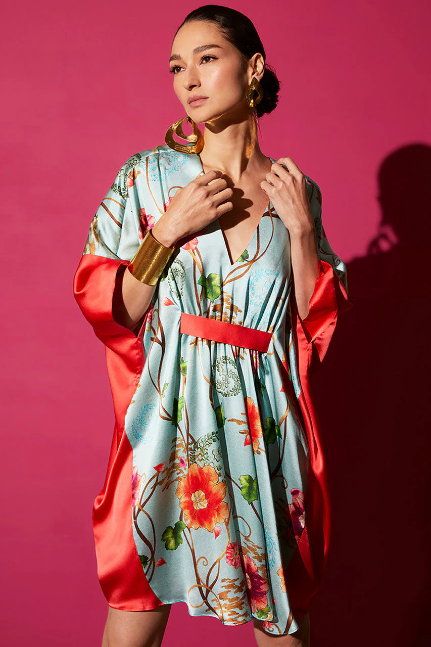 Saito Silk Short Caftan - Image 5