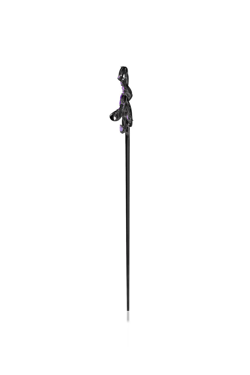 Sakura Dispersed Amethyst Ombre Hair Pin - Image 3