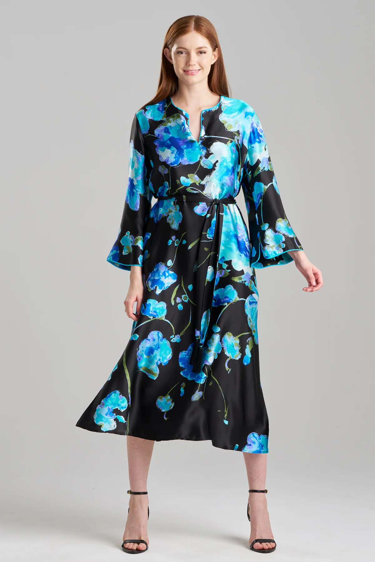 Sakura Matsuri Silk Caftan - Image 3