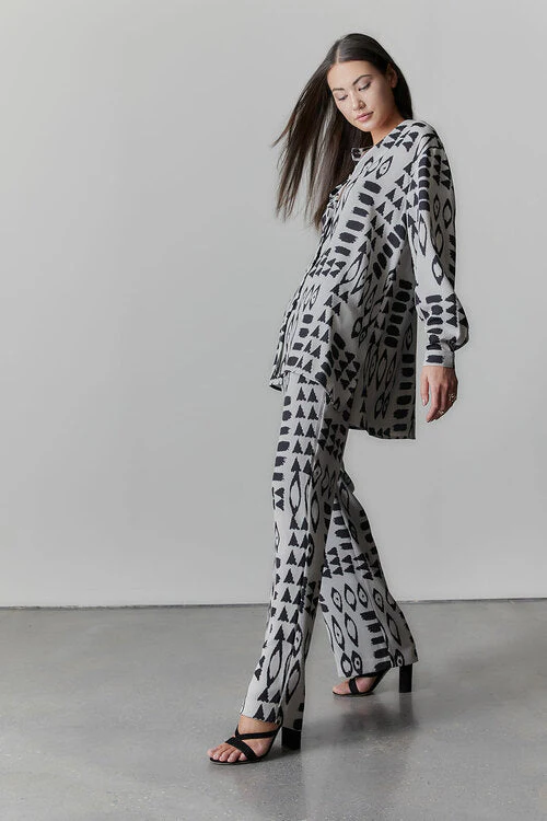 Samarkand-Fluid Crepe Pants