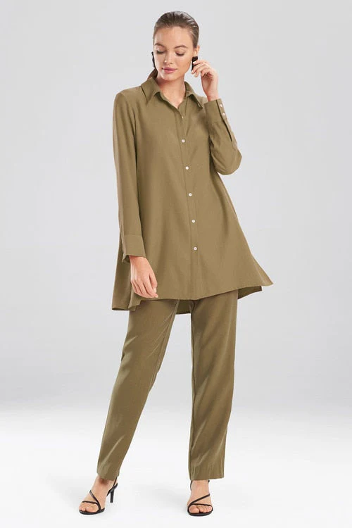 Sanded Twill Long Sleeve Tunic - Image 7